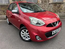 Red Used 2014 Nissan Micra Acenta Hatchback | £4,195 (Fair price)