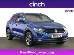 Blue Used 2021 VW T-Roc R-line SUV | £20,529 (Good price)