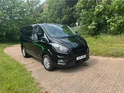 Metallic agate black Used 2021 Ford Transit Custom Limited Van | £12,999 (A bit pricey)