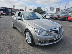 Silver Used 2008 Mercedes C200 Elegance Sedan | £3,995