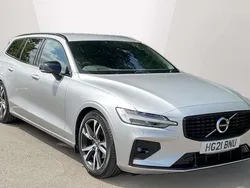 Silver Used 2021 Volvo V60 R-Design Estate | £22,195 (Fair price)