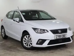 White Used 2018 Seat Ibiza SE Technology Hatchback | £8,275 (Fair price)