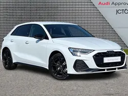 White Used 2025 Audi A3 e-tron Black Edition Hatchback | £35,000