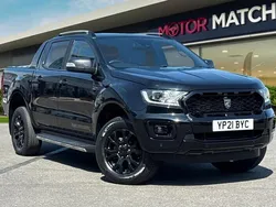 Black Used 2021 Ford Ranger Wildtrack Pickup | £21,647 (Good price)