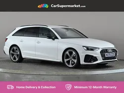 White Used 2020 Audi A4 Black Edition Estate | £20,197 (A bit pricey)