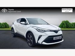 White Used 2022 Toyota C-HR Design SUV | £19,747 (Fair price)