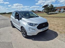 Moondust silver with contrasting black roof Used 2019 Ford Ecosport ST-Line SUV | £12,995 (Expensive)
