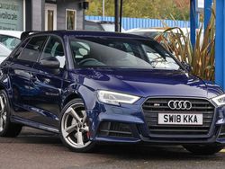 Blue Used 2018 Audi S3 Sportback Black Edition Hatchback | £18,991