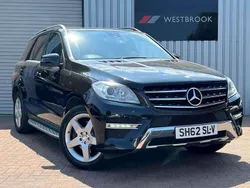Black Used 2012 Mercedes ML250 SUV | £10,100 (Fair price)