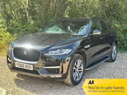Black Used 2016 Jaguar F-Pace R-Sport SUV | £13,350 (Fair price)