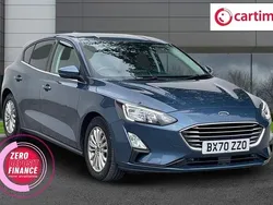 Blue Used 2020 Ford Focus Titanium Hatchback | £13,650 (Fair price)