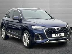 Blue Used 2022 Audi Q5 S-Line SUV | £31,850 (Fair price)