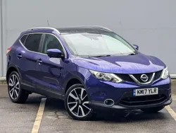Blue Used 2017 Nissan Qashqai Tekna SUV | £10,495 (Fair price)