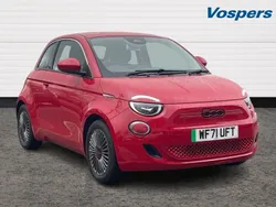 Red Used 2021 Fiat 500e Red Hatchback | £13,000 (Fair price)