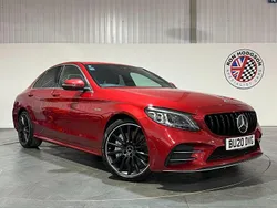 Red Used 2020 Mercedes C43 AMG Edition Sedan | £30,613 (Fair price)