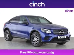 Blue Used 2017 Mercedes GLC250 AMG Line Premium SUV | £21,549 (A bit pricey)