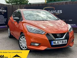 Orange Used 2017 Nissan Micra Visia Hatchback | £5,999 (Fair price)