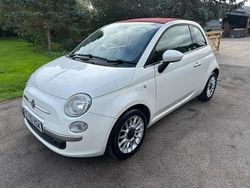 White Used 2010 Fiat 500 Lounge Cabriolet | £2,250 (Good price)