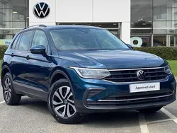 Blue Used 2022 VW Tiguan Active SUV | £23,890 (Good price)