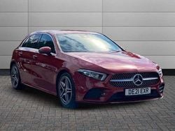 Patagonia red Used 2021 Mercedes A180 AMG line Hatchback | £17,890 (Fair price)
