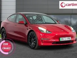 Red Used 2022 Tesla Model 3 Performance Sedan | £26,666