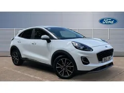 White Used 2021 Ford Puma Titanium SUV | £14,875 (Good price)