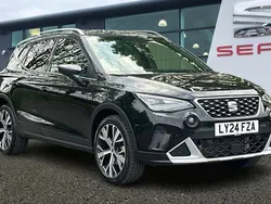 Midnight black Used 2024 Seat Arona Xperience Lux SUV | £18,395 (Fair price)
