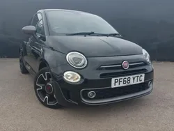 Black Used 2018 Fiat 500 S Hatchback | £8,698 (A bit pricey)