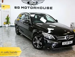 Black Used 2018 Mercedes C200 Estate | £14,985 (Good price)