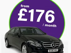 Black Used 2013 Mercedes E220 AMG Sedan | £6,880 (Fair price)
