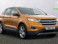 Orange Used 2017 Ford Edge Titanium SUV | £14,099 (Fair price)