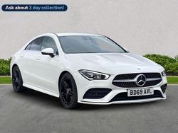 White Used 2019 Mercedes CLA200 AMG line Coupe | £16,761 (Fair price)