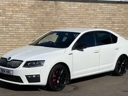 White Used 2014 Skoda Octavia vRS Hatchback | £7,895 (Fair price)