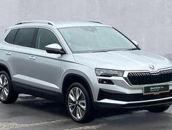 Brilliant silver metallic Used 2024 Skoda Karoq SE L SUV | £20,050 (Good price)