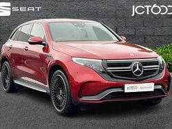 Red Used 2022 Mercedes EQC400 AMG Line Premium Plus SUV | £27,799 (Fair price)