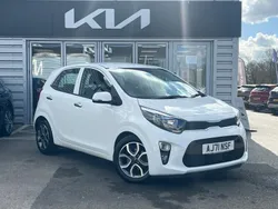 Clear white Used 2022 Kia Picanto 3 Hatchback | £11,495 (Fair price)