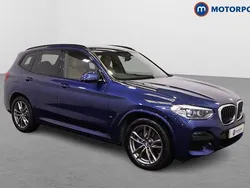Blue Used 2021 BMW X3 M Sport SUV | £29,699 (Good price)