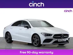 White Used 2022 Mercedes CLA180 Executive Sedan | £24,279 (Fair price)