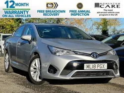 Silver Used 2018 Toyota Avensis Active Sedan | £9,495 (Fair price)