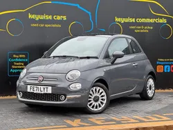 Grey Used 2021 Fiat 500 Dolcevita Hatchback | £10,290 (Fair price)