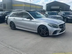 Silver Used 2020 Mercedes C300e AMG line Estate | £13,500