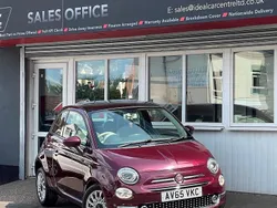 Red Used 2015 Fiat 500 Lounge Hatchback | £3,895 (Fair price)