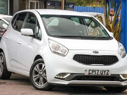 White Used 2017 Kia Venga 3 Hatchback | £7,491 (Fair price)