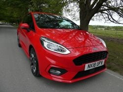 Race red Used 2018 Ford Fiesta ST-Line X Hatchback | £8,490 (A bit pricey)