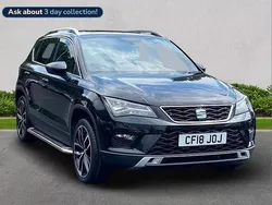 Black Used 2018 Seat Ateca 4Drive SUV | £16,299 (Fair price)