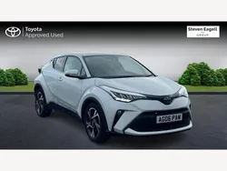 White Used 2022 Toyota C-HR Design SUV | £21,043 (Fair price)