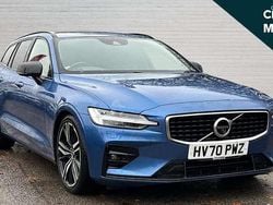 Blue Used 2020 Volvo V60 R-Design Estate | £21,449 (Fair price)
