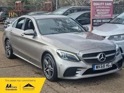 Silver Used 2018 Mercedes C300 AMG Line Premium Sedan | £15,495 (Expensive)