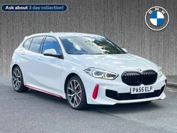 White Used 2022 BMW 128 Shadowline Hatchback | £20,999 (Fair price)