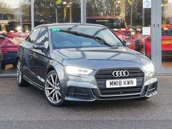Grey Used 2018 Audi A3 Black Edition Sedan | £13,698 (Fair price)